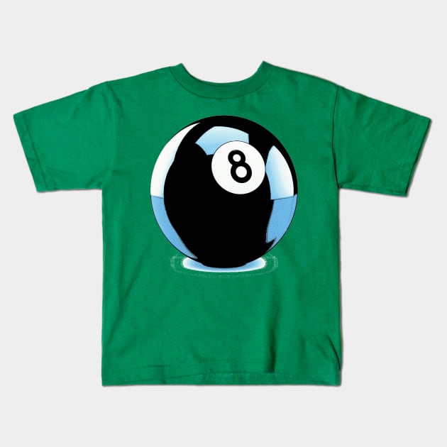 8 Ball Kids T-Shirt by djmrice